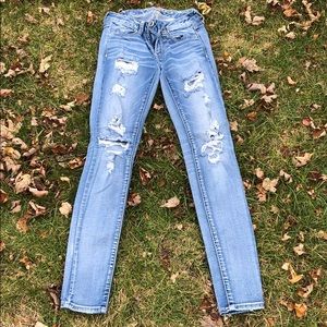 American Eagle super stretch jeans